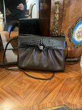 Borsa Fendi Coccodrillo Marrone