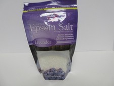 Health Smart Natural Epsom Salt LAVENDER Magnesium Sulfate 16 Oz Each NEW