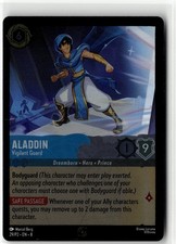 Aladdin - Vigilant Guard Promo Disney Lorcana Promo Cards 29 Cold Foil NM