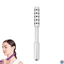 Glow Sculpting Beauty Roller - Uplift Facial Massager with 30 Germanium Stones