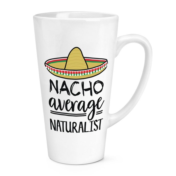Nacho Durchschnitt Naturalist 483Ml Groß Latte Becher Tasse Lustiger Witz Best-image