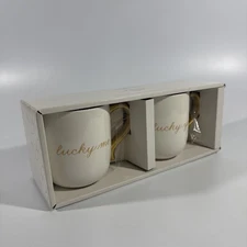 Hallmark Lucky Me and Lucky You Mugs, Set of 2