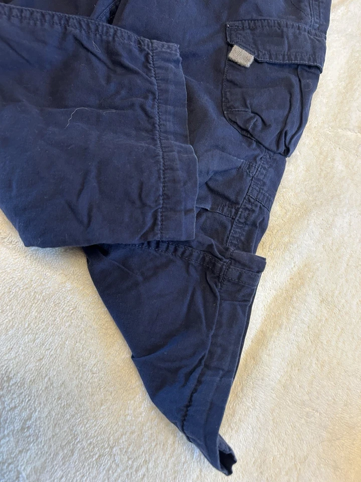 Hannah Anderson Boys Size 4 Cargo Pants Lightly Lined With Elastic Waist - Image 2 of 4