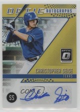 2018 Panini Donruss Optic Gold Prizm 4/10 Chris Seise Christopher Auto a8r