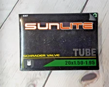 Genuine Sunlite Tube 20x1.5-1.95 Schrader Valve -Set of 2