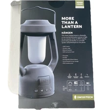 NEW Swiss Tech Hangen Bluetooth Speaker + Lantern 1000 Lumens Re-chargable IPX4