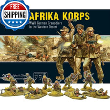 Warlord Games Afrika Korps - 28mm Scale Plastic Miniatures for Bolt Action Highl
