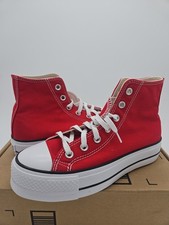 Size 7.5 - Converse Chuck Taylor All Star Lift Platform High Red W