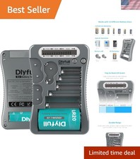 Universal Battery Tester with LCD Display, Multi Purpose Small Battery Checke...
