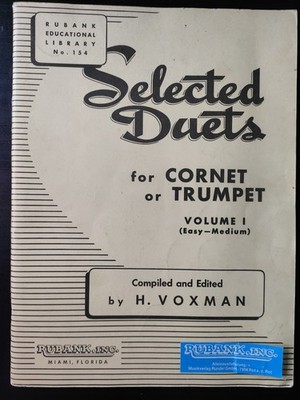Selected Duets for Cornet or Trumpet Volume 1 Easy to Medium Level Classic Noten