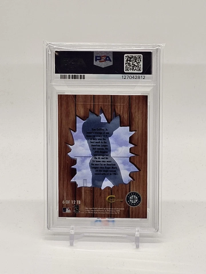 Ken Griffey Jr 1998 Circa Thunder Thunder Boomers PSA 9 - Image 2 of 2