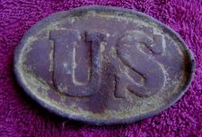 EXCAVATED CIVIL WAR US BOX PLATE (PORT HUDSON)