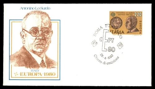 Mayfairstamps Italy FDC 1980 Antonino Lo Surdo Earth Europa First Day Cover aaw_