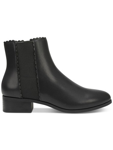 CHARTER CLUB Womens Black Daxi Round Toe Block Heel Slip On Booties 7 M - Picture 3 of 11