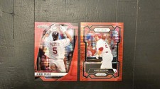 2024 & 2025 Prizm-Albert Pujols #97 & Mark McGwire #161-/399 Red Pulsar X2