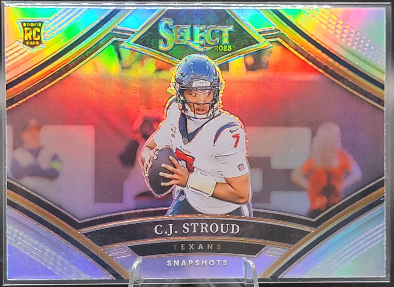 2023 Panini Select Snapshots Silver Prizm C.J. Stroud Rookie #SS-CS BG6