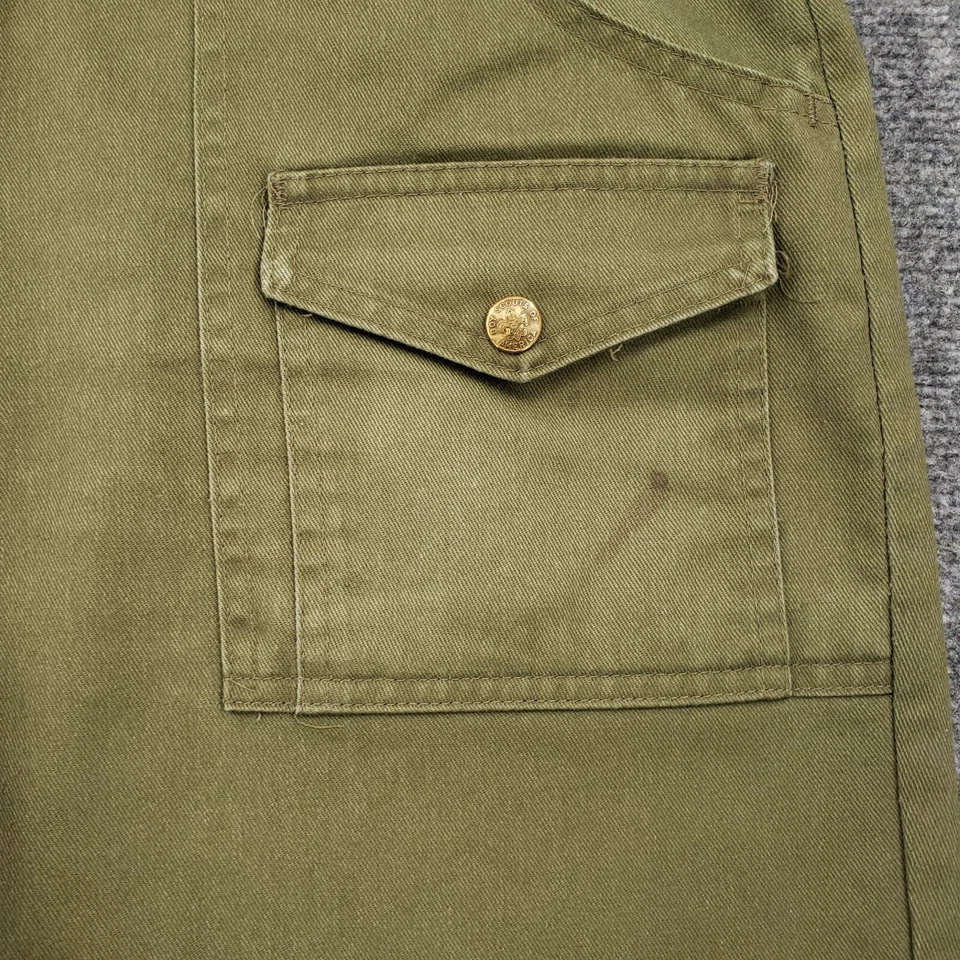 Boys Scouts Of America Shorts Mens XL Army Freen Cargo Utility Uniform Military - Image 4 of 4