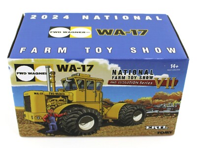 ERTL - Tracteur de couleur jaune - National toy show 2024 - WAGNER WA17 - 1/3
