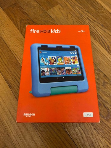 Amazon Fire 8 Kids tablet ages 3-7 | 3GB memory, 13-hr battery, 32GB - Sealed