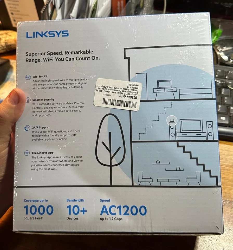 Linksys EA6350-4B 1200 Mbps 4 Port 1000 Mbps Wireless Router - FREE USA SHIPPING - Image 2 of 4