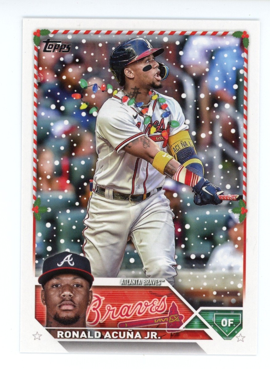 イ*ー様 2023 TOPPS LUMINARIES Ronald Acuna 2023 Topps Holiday RONALD ACUNA JR RARE CODE 515 #H43 Christmas