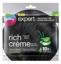Godrej Expert Rich Cr me Natural Black 1.0 Hair Color 20g 20ml 6Pack