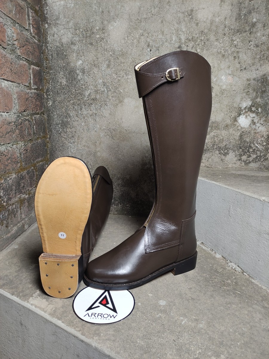 Polo Riding Zipper Brown Boot Front Zipp With Buckle. Polo  display picture 2
