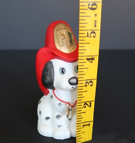 cute vintage Jasco ceramic fire dept. Dalmatian dog bank - Picture 10 of 10