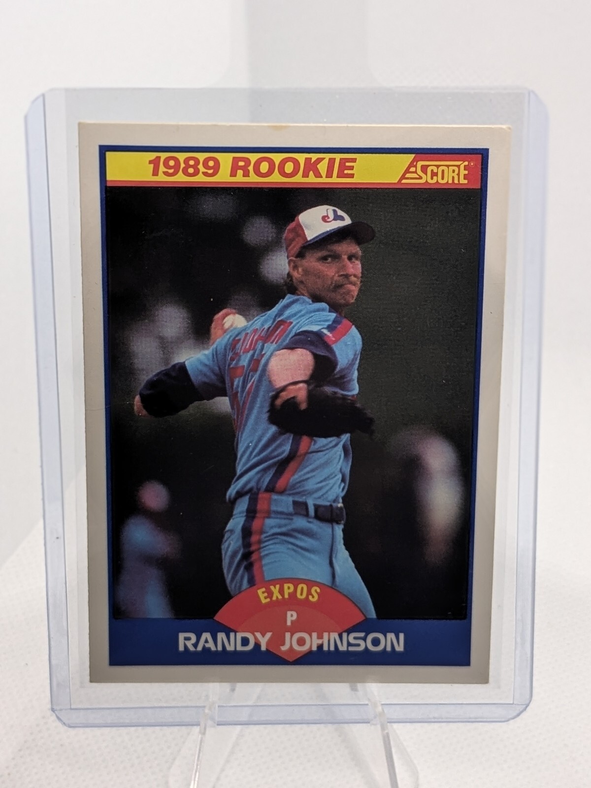 1989 Score - #645 Randy Johnson (RC)