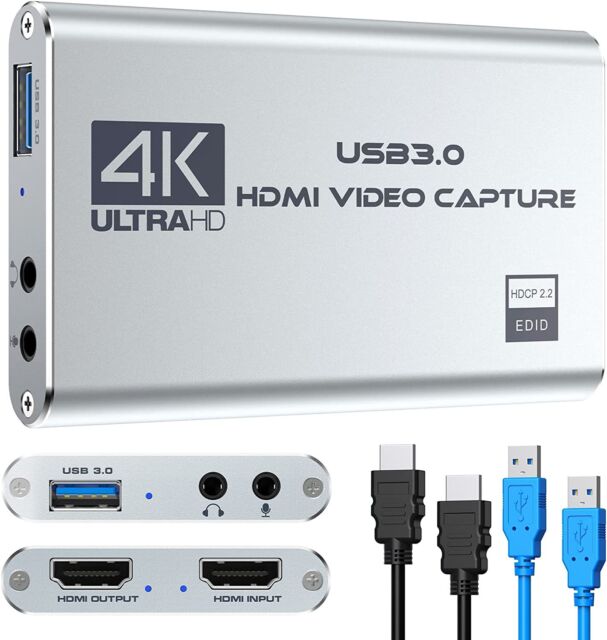 4K USB 3.0 HDMI Videoaufnahmekarte 1080P HD Capture Card Videorecorder Grabber