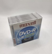 Maxell DVD-RW Camcorder 30 min 1.4 GB Lot of 6