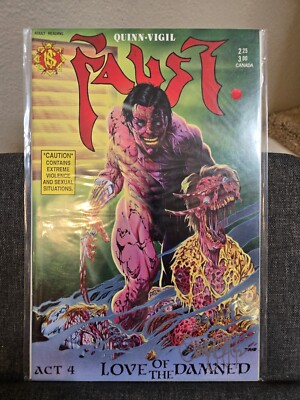 Faust Act #4 - SIGNED by Quinn- Vigil North Star Comics Vintage Adult Reading