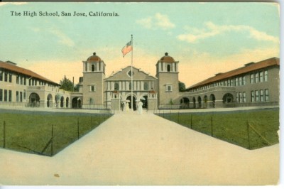 San Jose CA  The San Jose High School   1912