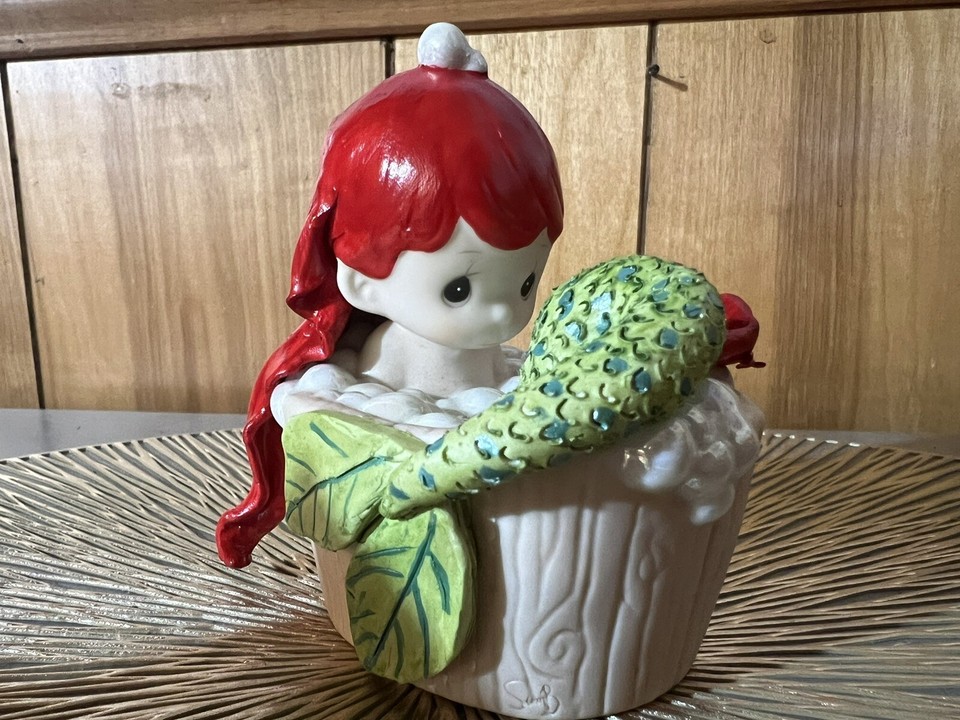 The Little Mermaid Repurposed Altered Precious Moments Refurbished OOAK