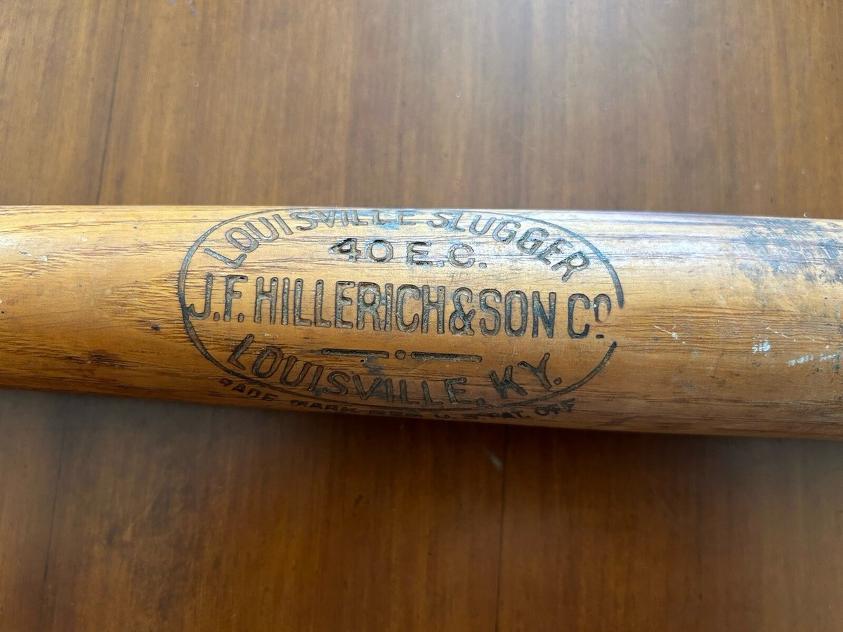 eddie 専用Sterling Very Rare 1911-1916 Louisville Slugger 40 EC Eddie Collins Decal