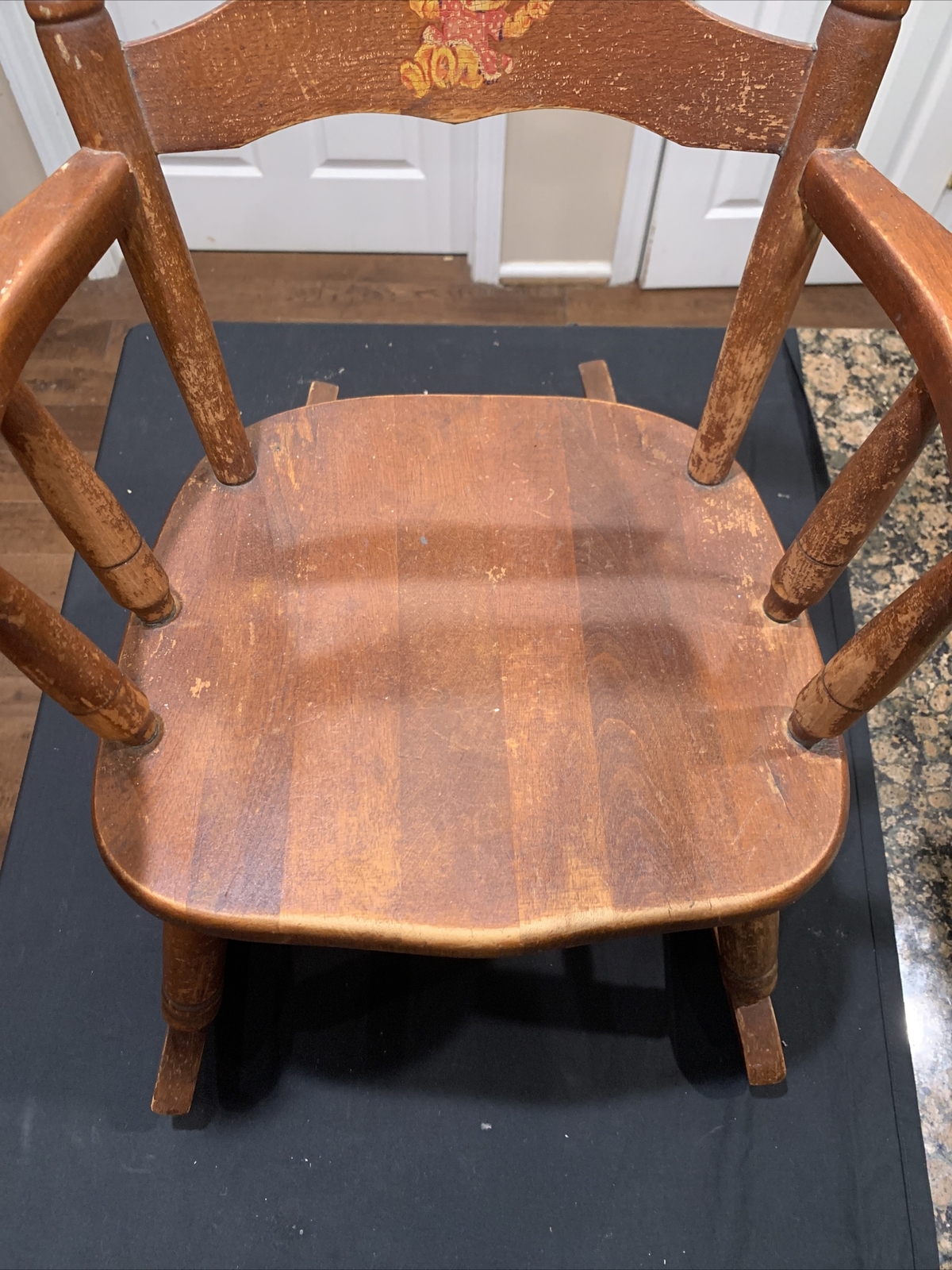 Vintage Ramsdell Child’s Kids Rocker Rocking Chair Gardner Mass USA eBay