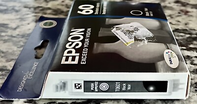 Genuine EPSON 60 Black Ink Jet Printer Cartridge TO60120 Unopened