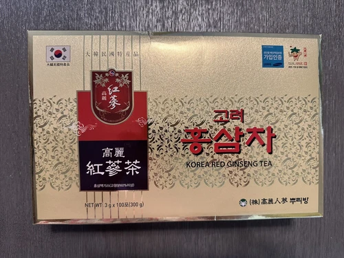 Anti Stress Fatigue Korean Red Ginseng Extract Ginseng Root Tea 3g x 100bags