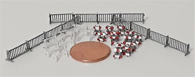 Barricade Pack - 3 Styles - 32pk - Z Scale - Laser Cut