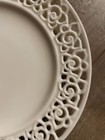 Godinger Cream Lace Dessert Plate. New in Box. — photo 3