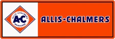 Allis Chalmers Dealer Style New Metal Sign: 6" x 18" Long - Ships Free