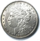 1880 O $1 Morgan Silver One Dollar New Orleans Small Micro O VAM 32 Dot Eye AU