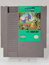 Adventure Island 2 II Nintendo NES Game Original Tested Authentic Rare