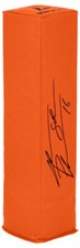 Jake Plummer Signed BSN Orange Football Endzone Pylon w/Snake - (SCHWARTZ COA)