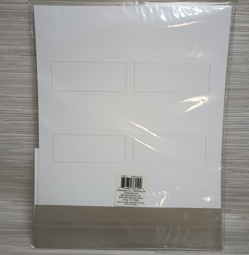 Print Your Own DIY Place Cards White Pearl Wedding Party Buffet - Picture 4 of 8