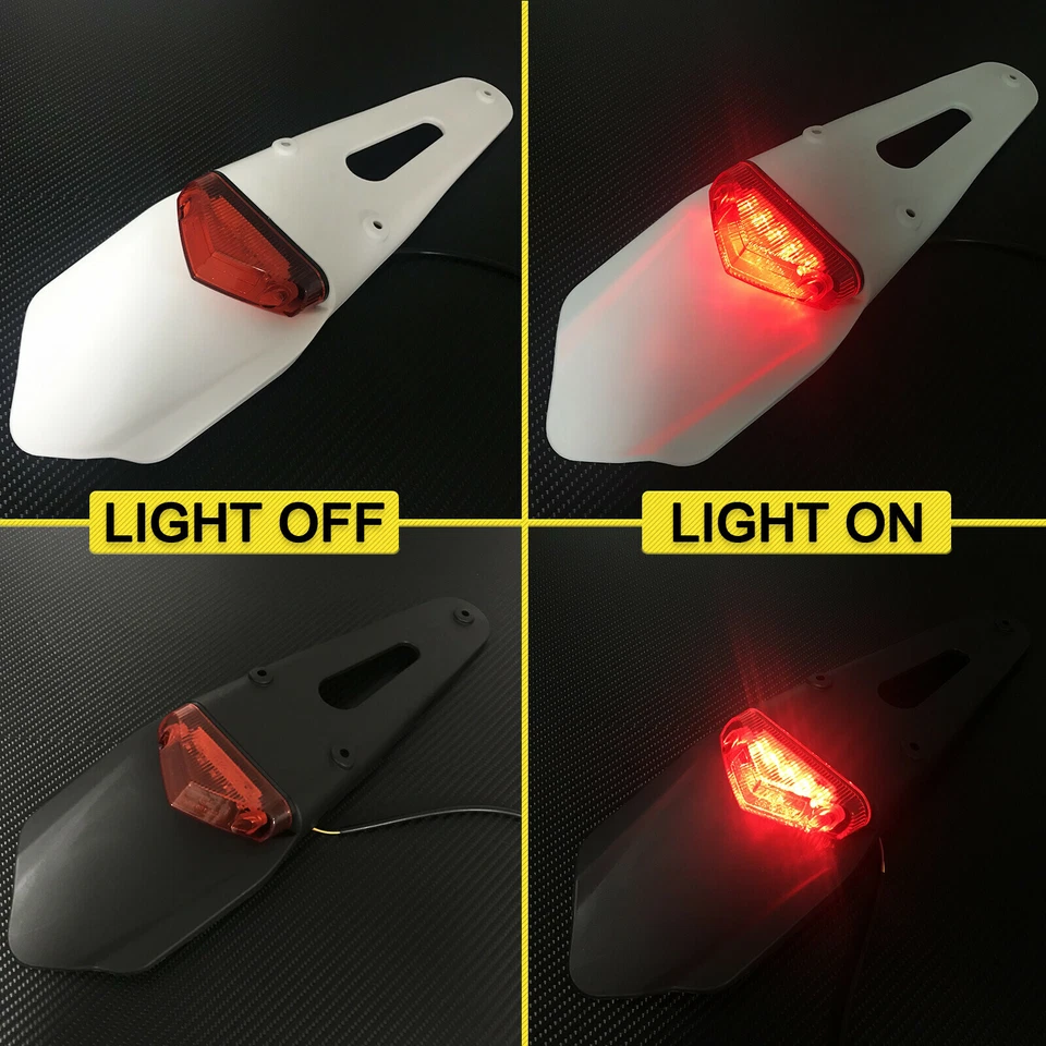 Led Tail Light w/o Turning Signal Fender Eliminator For 2004-2022 Honda CRF250R - Image 4 of 4