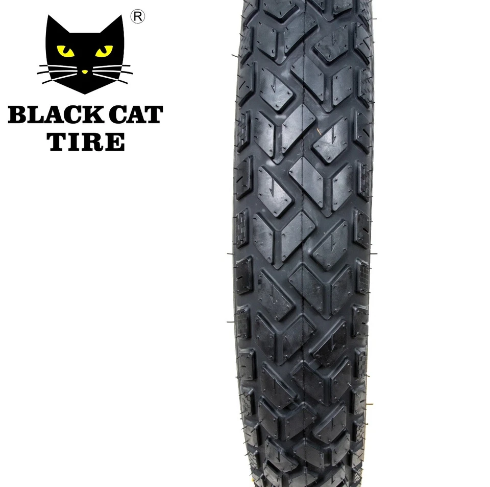 20”x4” Ebike Moped Style bicycle fat Tire BLACK CAT Just (1) Tire And Tube - Image 4 of 4