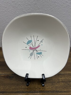 RARE MCM Vintage Edwin Knowles Atomic Mobile Cereal/Soup Bowl Very Nice!
