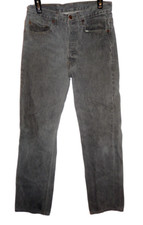 Vintage 1993 Levi's 501 Gray Denim Jeans Men's 31 x 32 29 x 30.5 USA