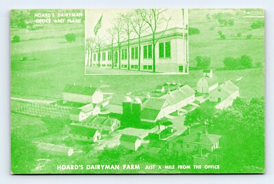 Hoard's Dairy Farm Aerial View Wisconsin WI UNP Unused Chrome Postcard E16